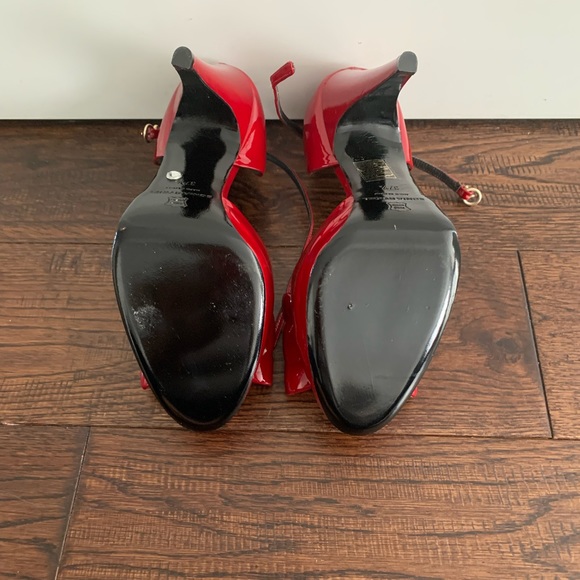 Sonia Rykiel red leather heals - Picture 3 of 5